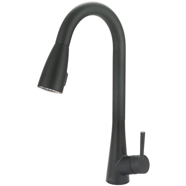 Olympia Single Handle Touchless Sensor Pull-Down Kitchen Faucet in Matte Black K-5020-TL-MB